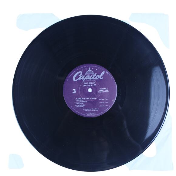 Bob Seger & The Silver Bullet Band Live Bullet 2 LP Vinyl Capitol SKBB-11523 - Picture 8 of 12